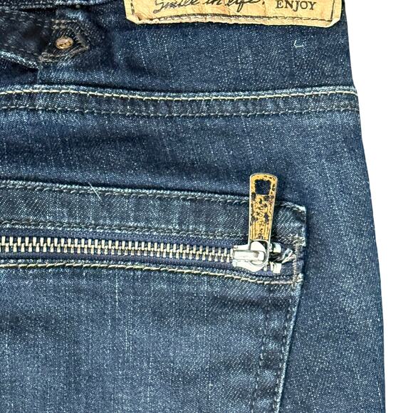 Diesel Dark Wash 008AA Stretch Clushy Back Zipper Low Rise Skinny Jeans size 29 - Picture 8 of 16